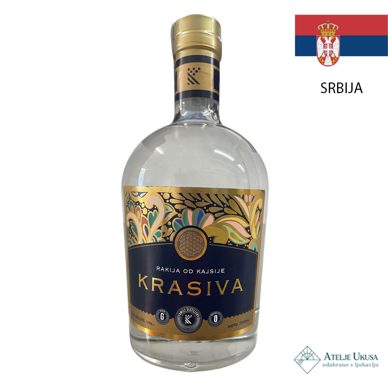 Krug Krasiva Rakija Od Kajsije 0,7l