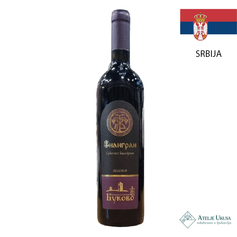 Manastir Bukovo Filigran Cabernet Sauvignon Reserve 0,75l