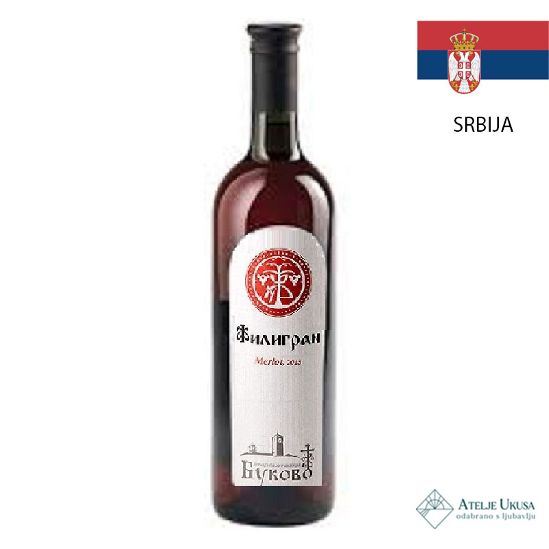 Manastir Bukovo Filigran Merlot 0,75l